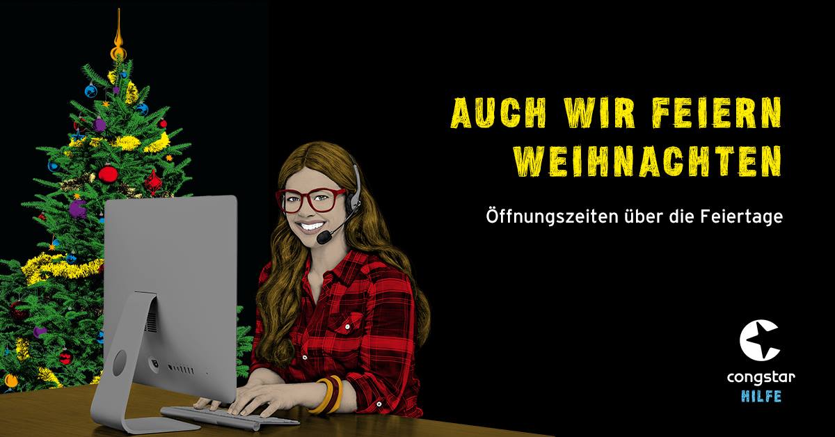 Öffnungszeiten an Weihnachten und Silvester 2018 - News, Aktionen